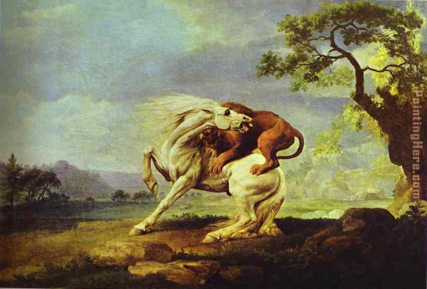 George Stubbs Horse Attacked by a Lion